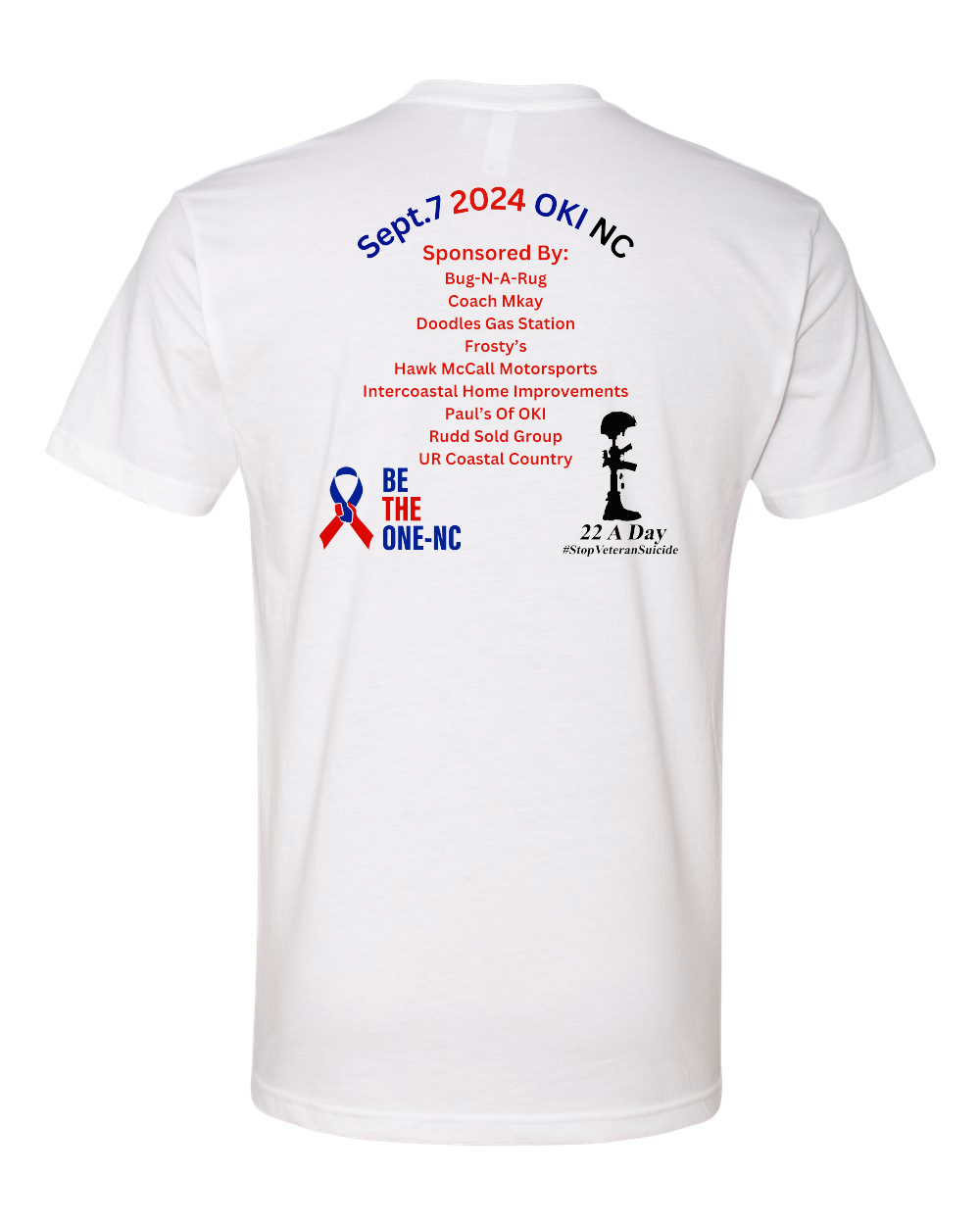 Be The One 2024 NC Unisex White T-Shirt