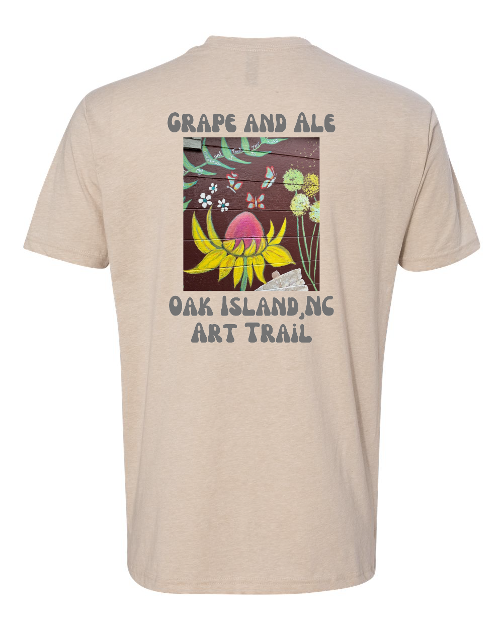 Grape & Ale Flower Art Walk Unisex T-Shirt