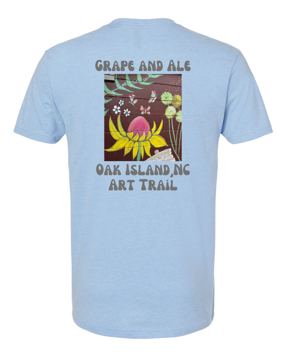 Grape & Ale Flower Art Walk Unisex T-Shirt