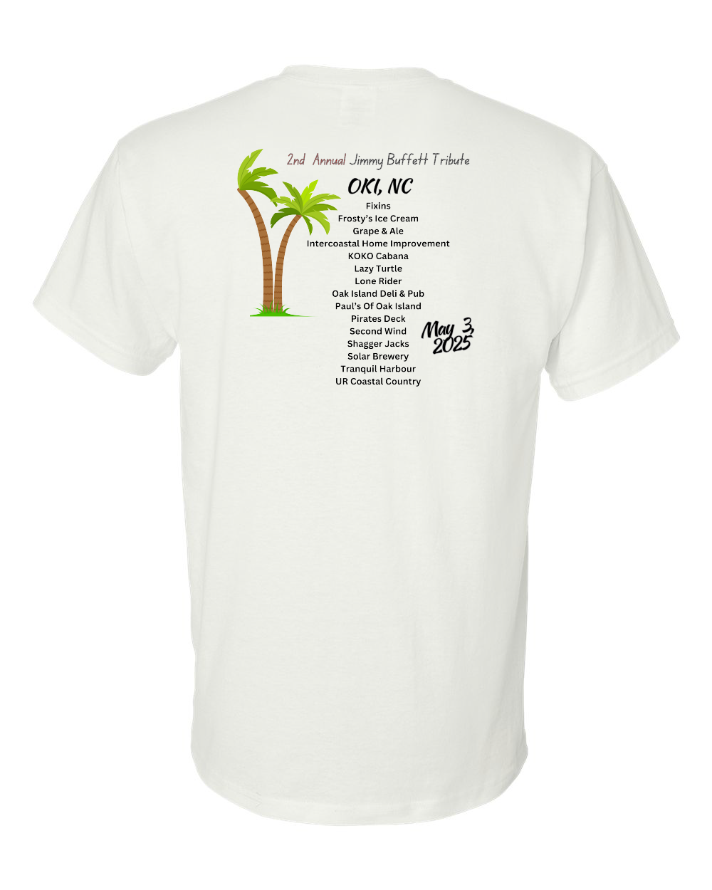 2nd Annual Buffet Tribute Unisex T-Shirt (Click to see more colors)
