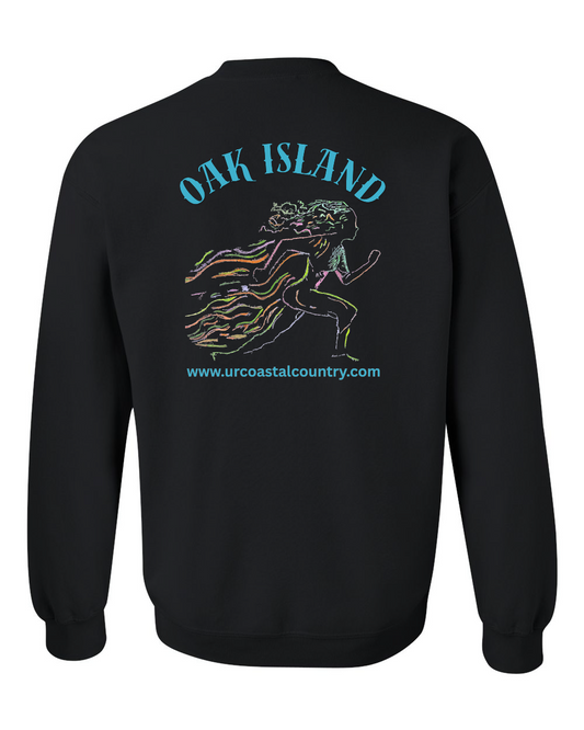 OKI Fitness Neon Woman Unisex Heavy Blend™ Crewneck Sweatshirt