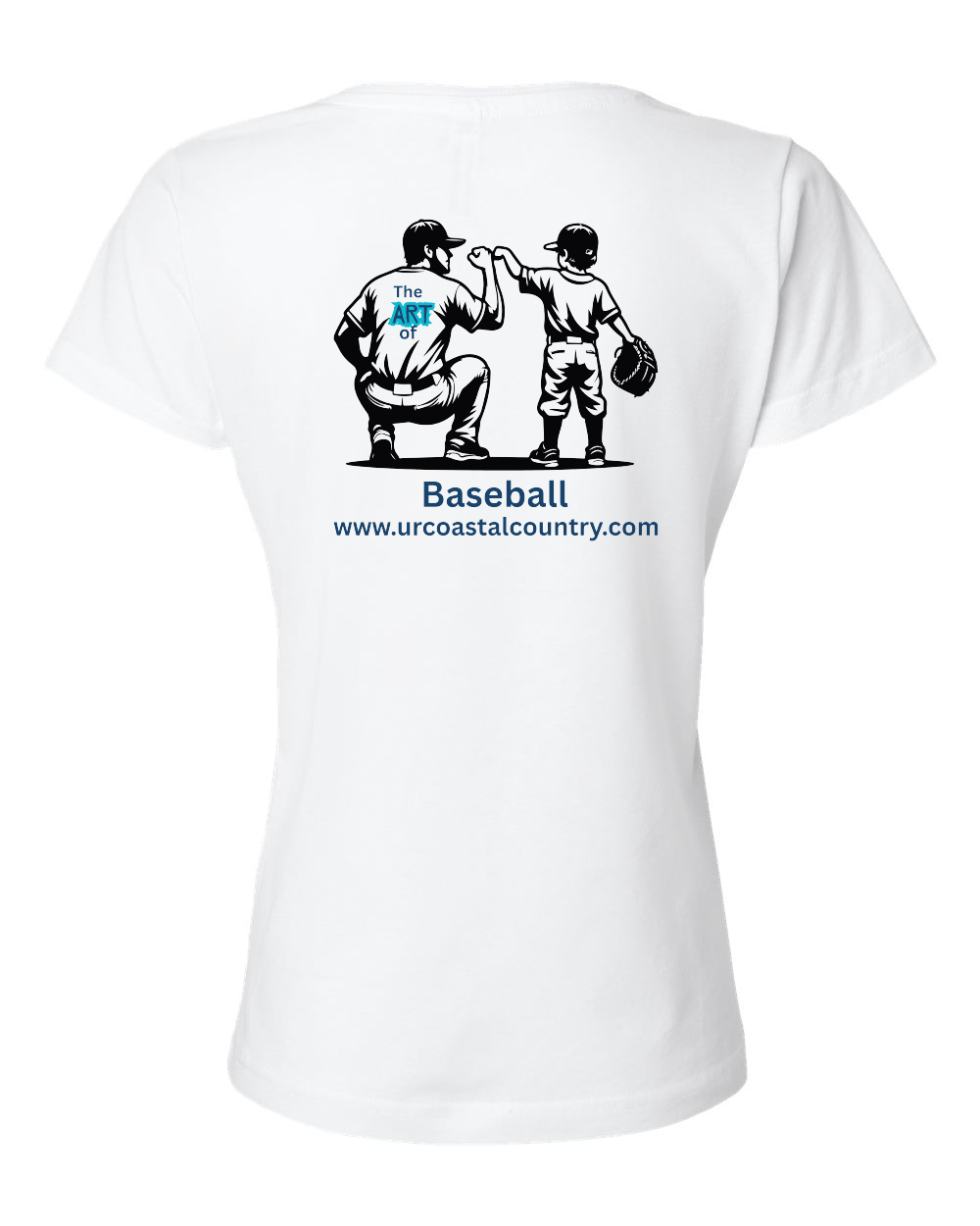 Art of Baseball Little Boy Women's V-Neck T-Shirt