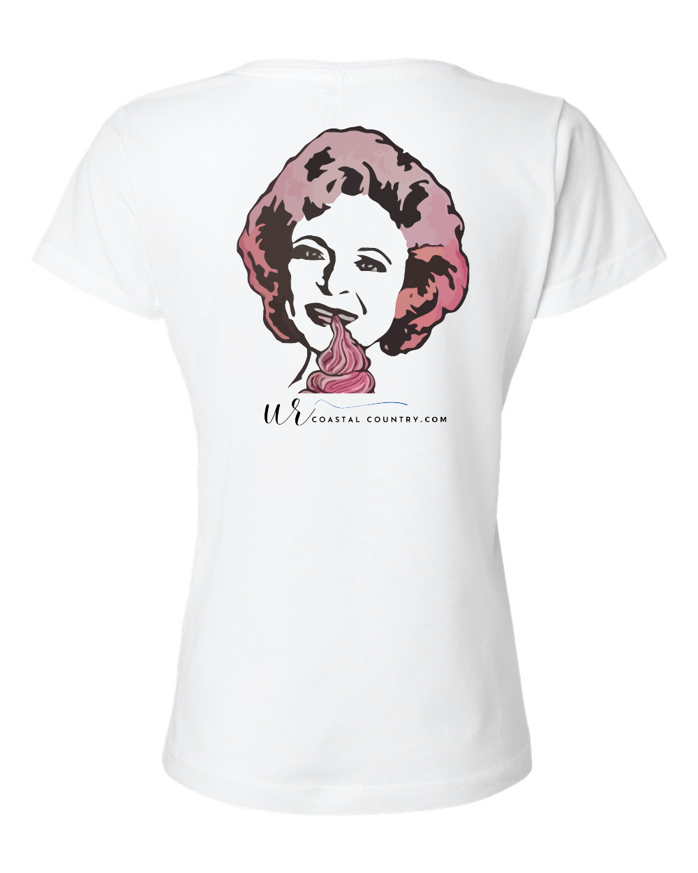 Frosty's Betty White Women's V-Neck T-Shirt (Click to see more colors)
