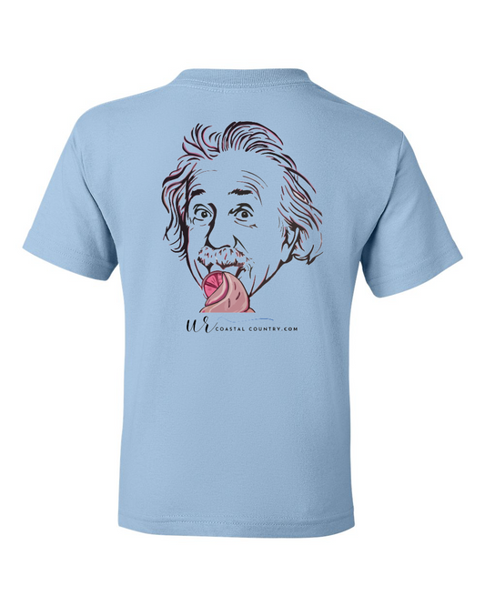 Frosty's Albert Einstein Youth Unisex Premium T-Shirt (Click for more colors)