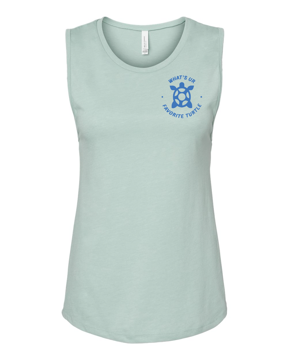 Lazy Turtle Art Walk Womens Tank Top