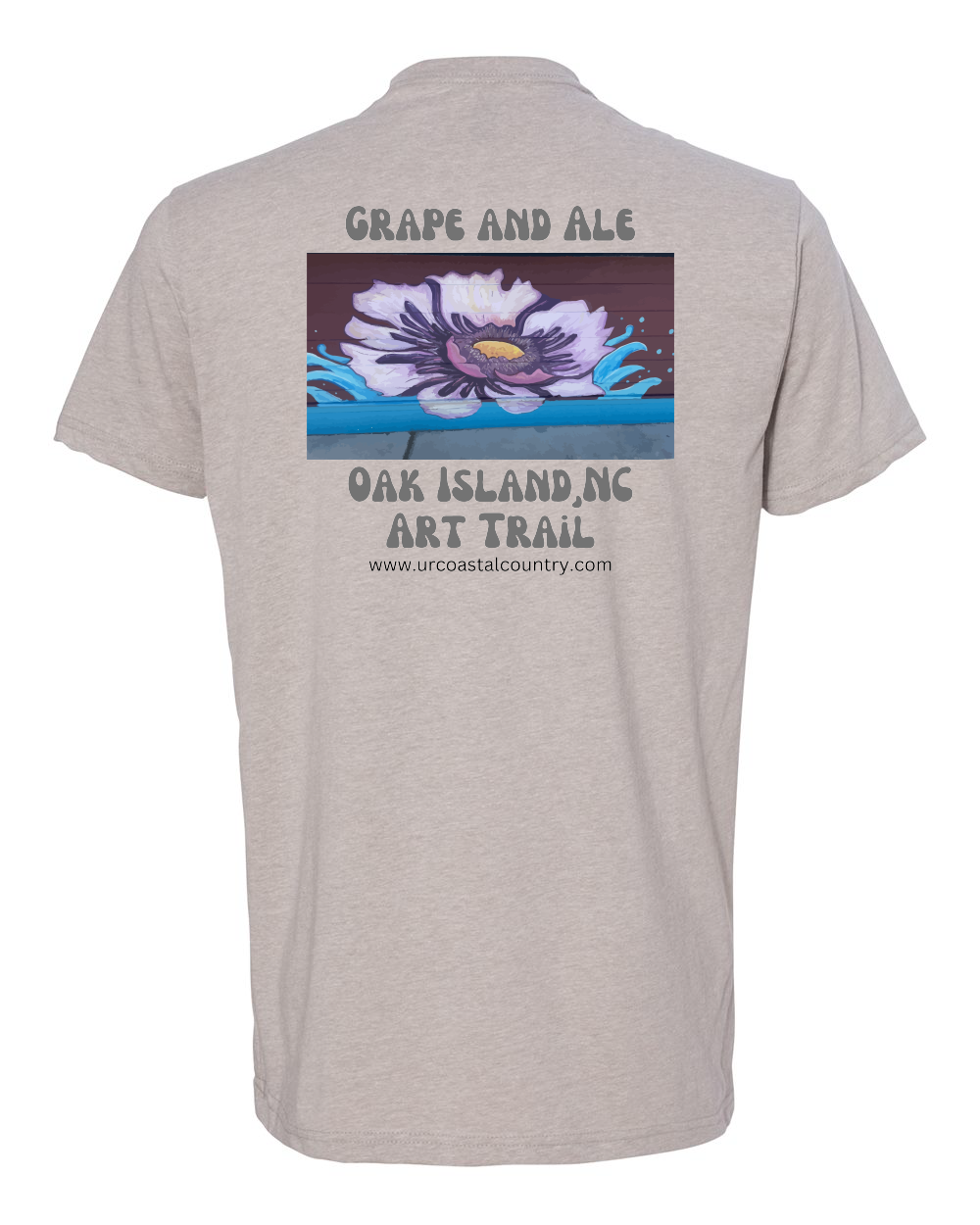 Grape & Ale Peony Art Walk Unisex T-Shirt