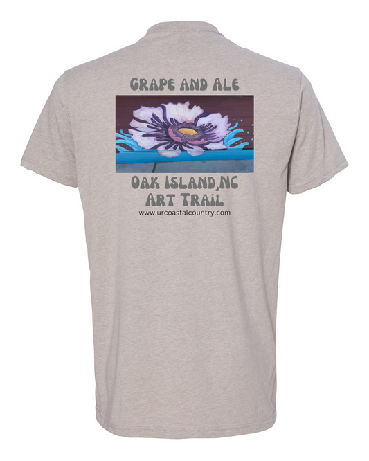 Grape & Ale Peony Art Walk Unisex T-Shirt