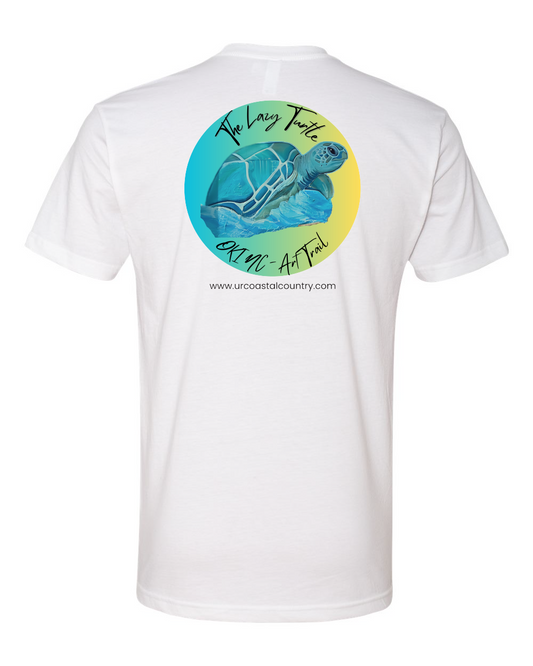 Lazy Turtle Art Walk Unisex T-Shirt