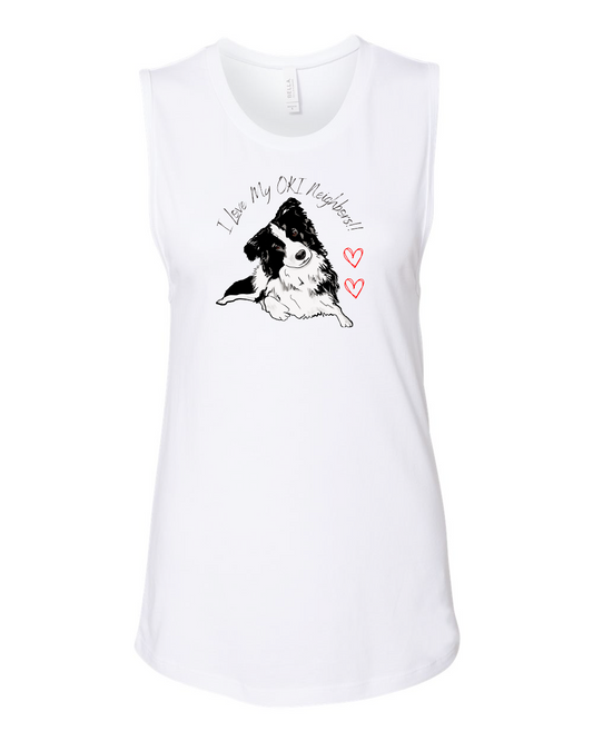 Spike Fundraiser Womens White Tank Top